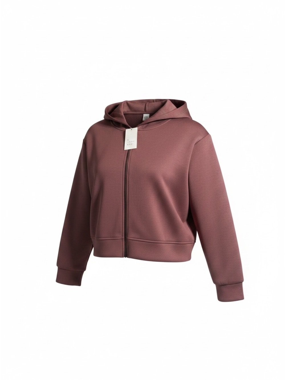 a new day Mauve Zip-Up Hooded Sweatshirt